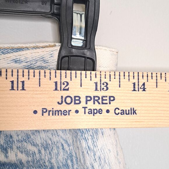 Vintage 90s Anti-Basic X Daily Jeans Size 9/10 Acid Wash Distressed High Rise - Picture 7 of 16